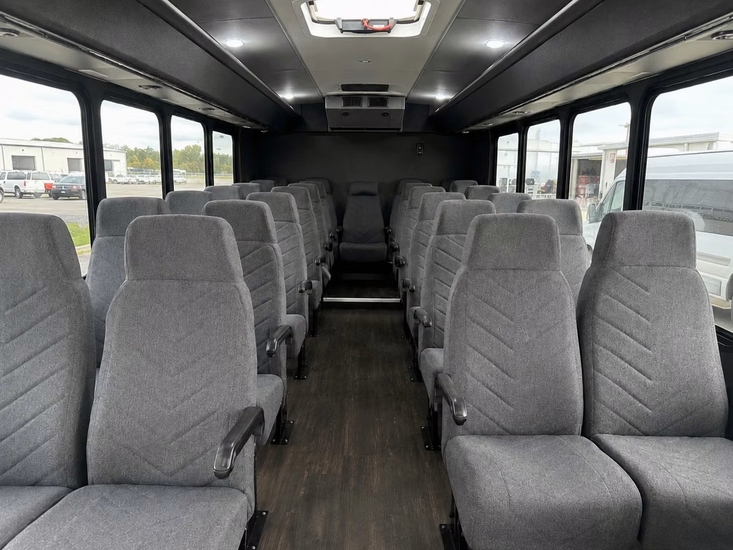 18 passenger minibus inside
