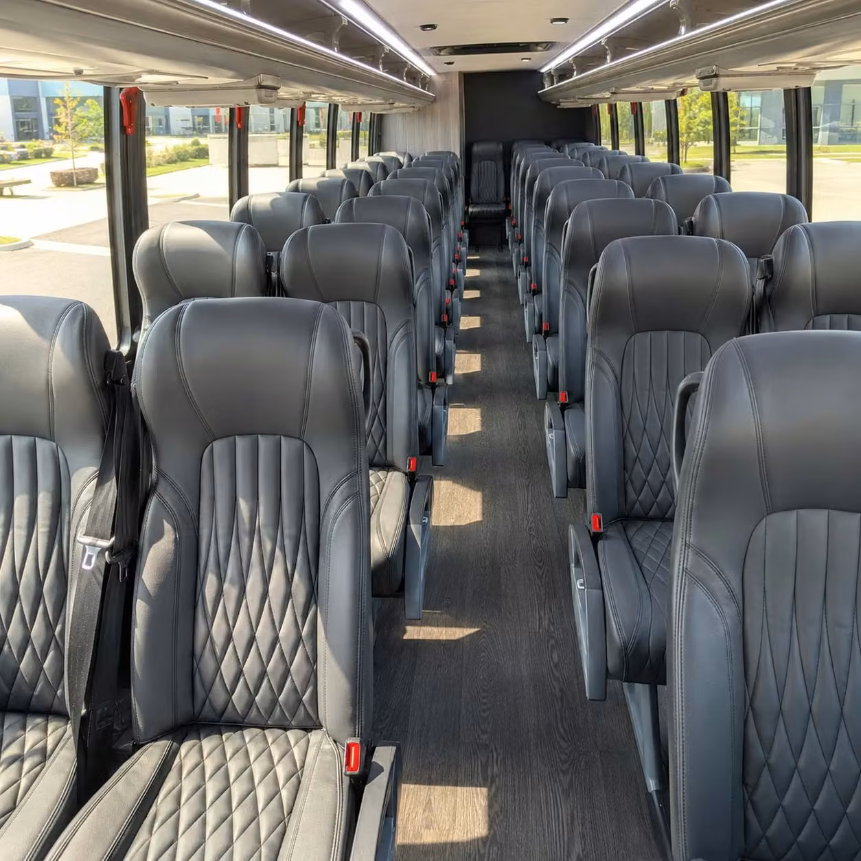 25 passenger minibus inside