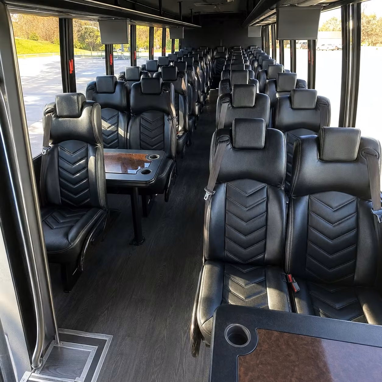 30 passenger minibus inside