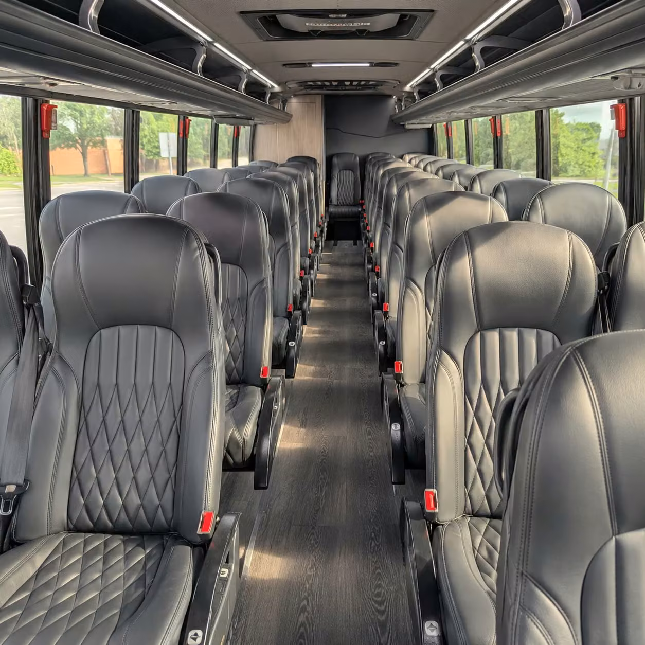 30 passenger minibus interior